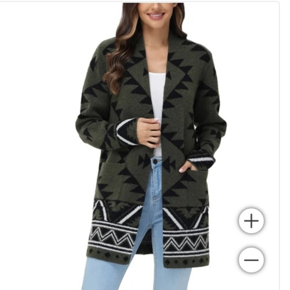 Frye Tops - FLASH SALE FRYE 🎁 cozy open cardigan Aztec design